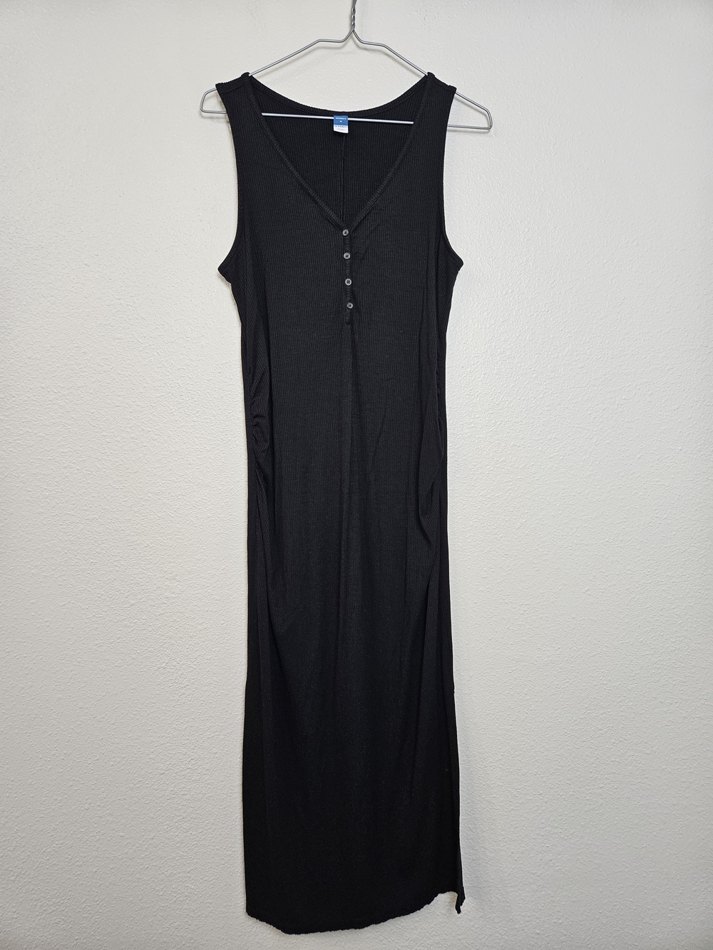Women’s Black Sleeveless V-Neck Maternity Dress Size M